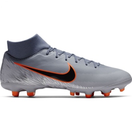Buty piłkarskie Nike Mercurial Superfly 6 Academy FG/MG M AH7362-408 czerwone szare