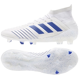 Buty piłkarskie adidas Predator 19.1 Fg M BC0550 białe białe