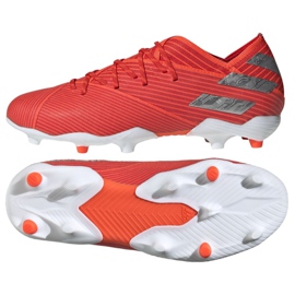 Buty piłkarskie adidas Nemeziz 19.1 Fg Jr F99955 czerwone czerwone