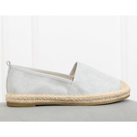 Espadryle damskie szare A615-ESP-1 Grey II-GAT