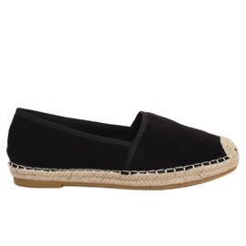 Espadryle damskie czarne 4855 Black