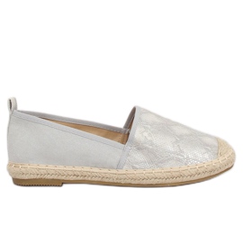 Espadryle damskie szare A629-ESP-1 Grey