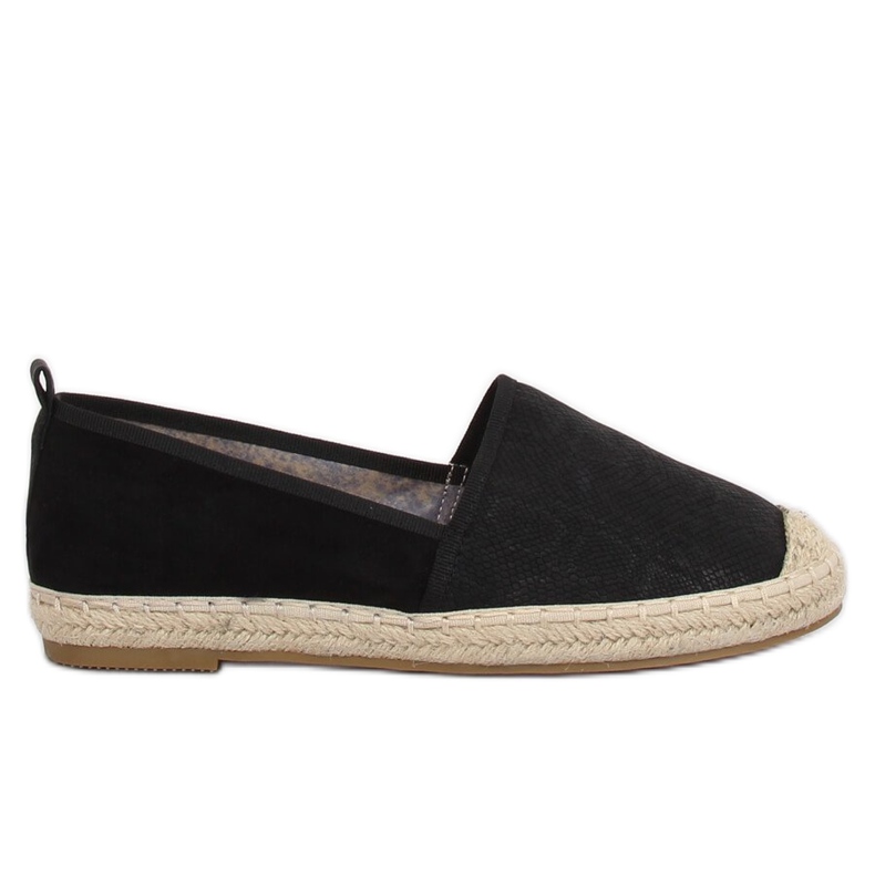 Espadryle damskie czarne A629-ESP-1 Black