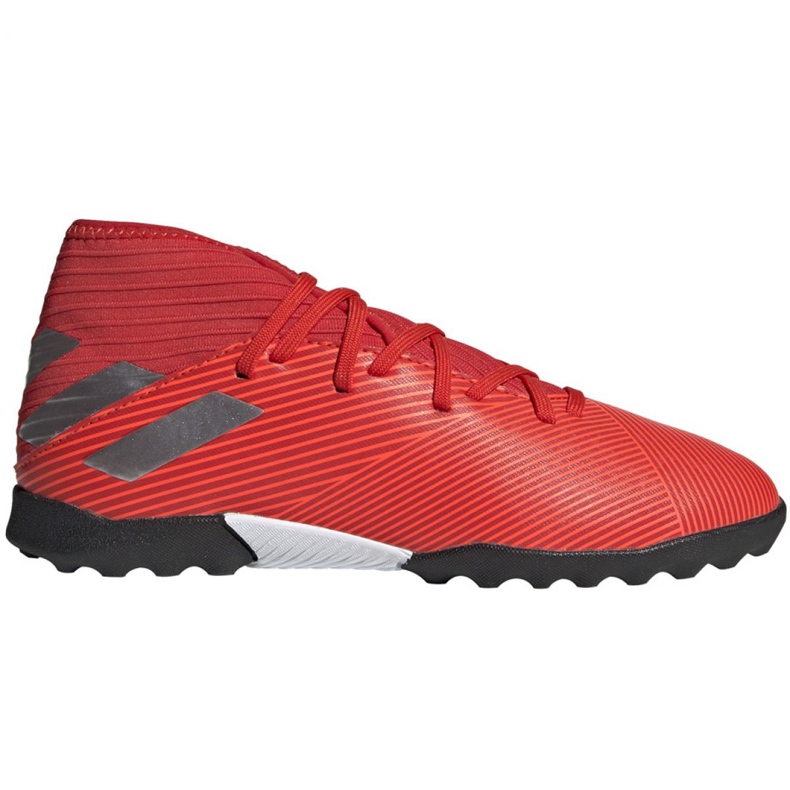 Buty piłkarskie adidas Nemeziz 19.3 Tf Jr F99941 czerwone czerwone