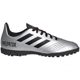 Buty piłkarskie adidas Predator 19.4 Tf Jr G25825 wielokolorowe srebrny