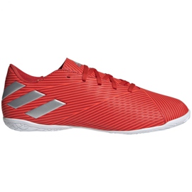 Buty halowe adidas Nemeziz 19.4 In M F34528 czerwone czerwone