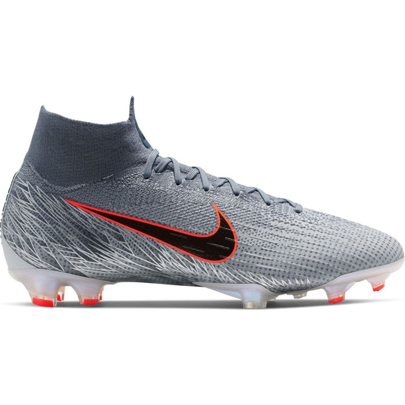 Buty piłkarskie Nike Mercurial Superfly 6 Elite Fg M AH7365-008 szare szare