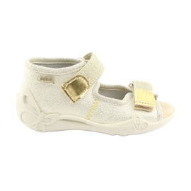 Befado żółte obuwie dziecięce 342P003 brązowe