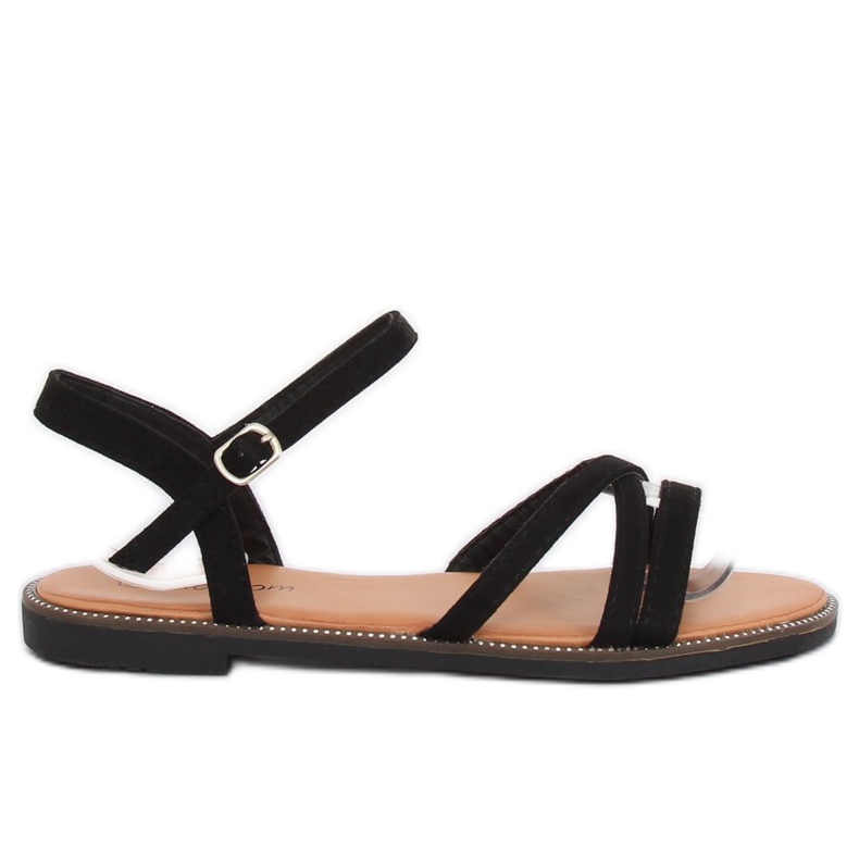 Sandałki damskie czarne WL255 Black