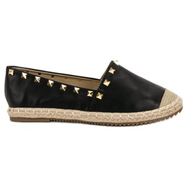 SDS Rockowe Espadryle czarne