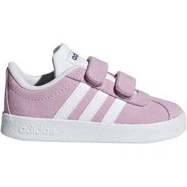 Buty dziecięce adidas Vl Court 2.0 Cmf I Trupnk F F36396 różowe