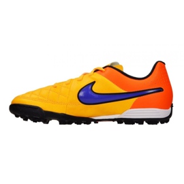 Buty piłkarskie Nike Tiempo Rio Ii Tf Jr 631524-858 wielokolorowe pomarańczowe