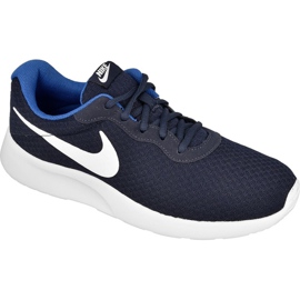 Buty Nike Sportswear Tanjun M 812654-414 białe granatowe