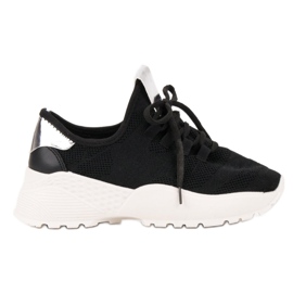 Vices Tekstylne Obuwie Sportowe czarne