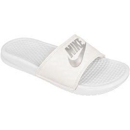Klapki Nike Sportswear Benassi Just Do It W 343881-102 białe