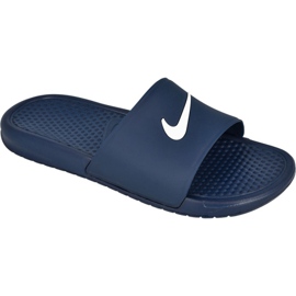Klapki Nike Sportswear Benassi Shower Slide M 819024-410 granatowe