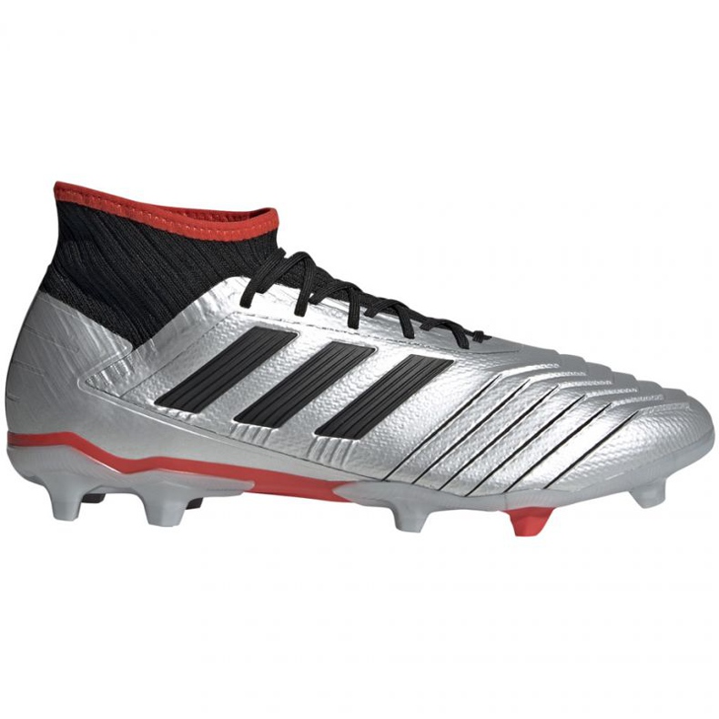 Buty piłkarskie adidas Predator 19.2 Fg M F35601 czarny/srebrny srebrny