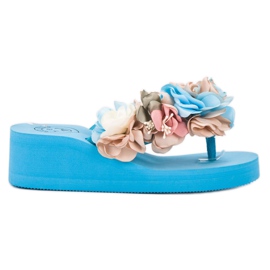 Fama Piankowe Japonki Na Koturnie niebieskie