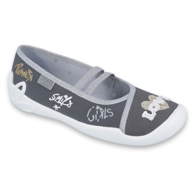 Befado obuwie dziecięce 116Y259 szare