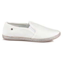 Balada Espadryle Slip On białe