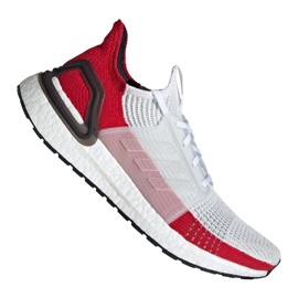 Buty biegowe adidas UltraBoost 19 M EF1341 białe czerwone
