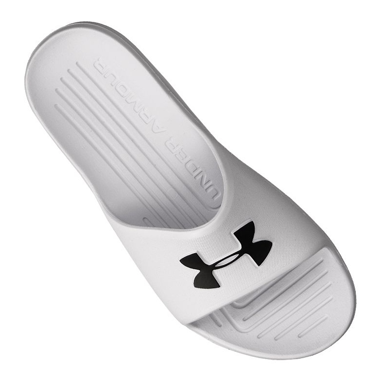 Klapki Under Armour Core Pth M 3021286-100 białe czarne