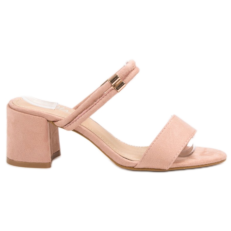 Fama Stylowe Klapki różowe