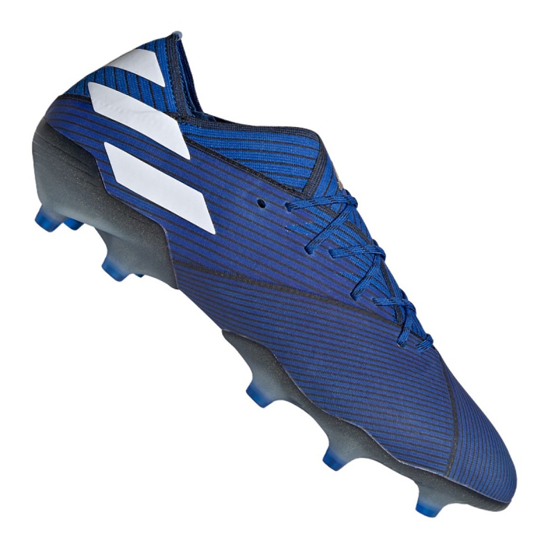 Buty piłkarskie adidas Nemeziz 19.1 Fg M F34410 niebieskie niebieskie