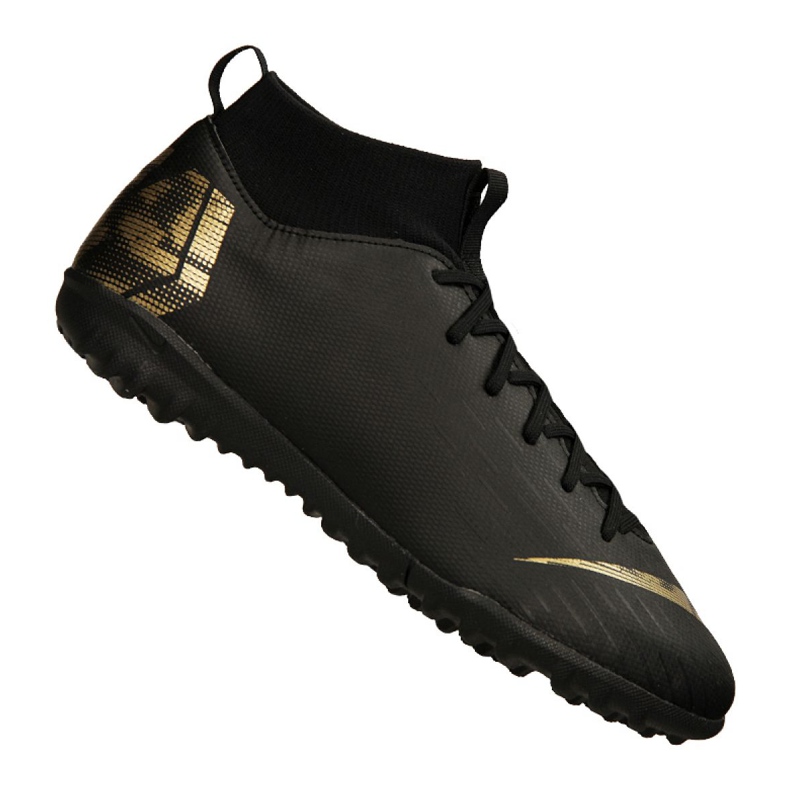 Buty piłkarskie Nike Superfly 6 Academy Tf Jr AH7344-077 czarne czarne