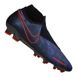 Buty piłkarskie Nike Phantom Vsn Elite Df Fg M AO3262-440 granatowe granatowe