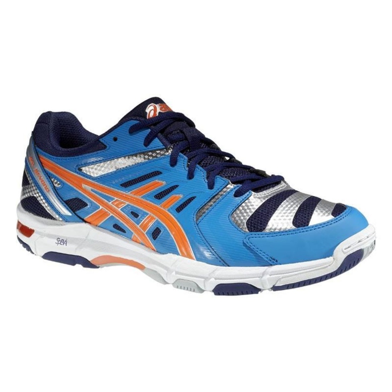 Buty do siatkówki asics Gel-Beyond 4 B404N-4130 niebieskie niebieskie