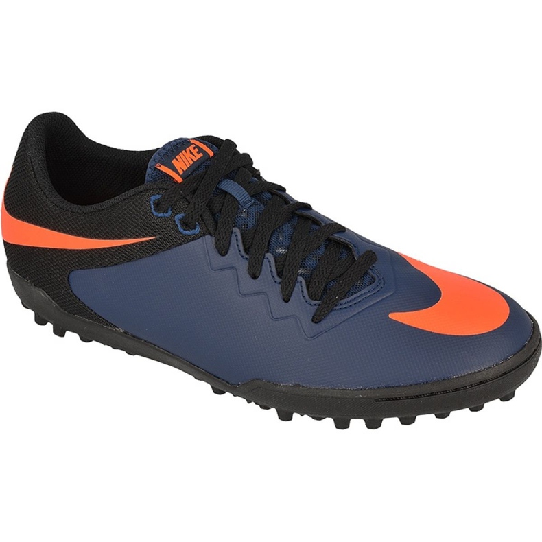 Buty piłkarskie Nike HypervenomX Pro Tf M 749904-480 niebieski, czarny, granatowy, pomarańczowy granatowe
