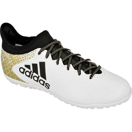 Buty piłkarskie Adidas X 16.3 Tf M AQ4352 białe białe
