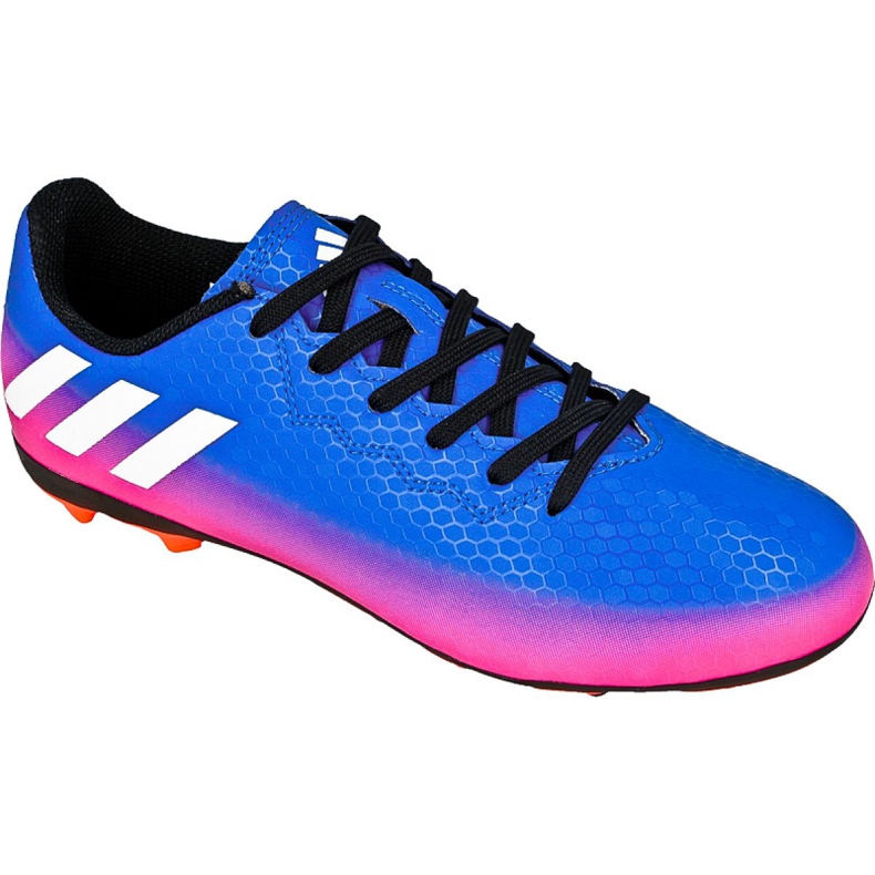 Buty piłkarskie adidas Messi 16.4 FxG Jr BB1033 niebieskie niebieskie