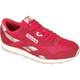 Buty Reebok Classic Nylon Jr BD1287 różowe