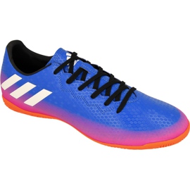 Buty halowe adidas Messi 16.4 In M BA9027 niebieskie niebieskie