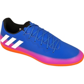 Buty halowe adidas Messi 16.3 In M BA9018 niebieskie niebieskie