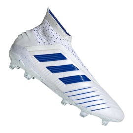 Buty piłkarskie adidas Predator 19+ Fg M BC0548 białe białe