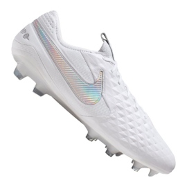 Buty piłkarskie Nike Legend 8 Elite Fg M AT5293-100 białe białe