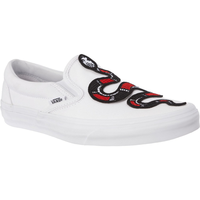 Vans Classic Slip On W00 Snake białe
