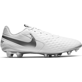 Buty piłkarskie Nike Tiempo Legend 8 Academy FG/MG AT5292 100 białe białe
