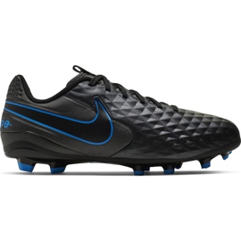 Buty piłkarskie Nike Tiempo Legend 8 Academy FG/MG Jr AT5732 004 czarne czarne
