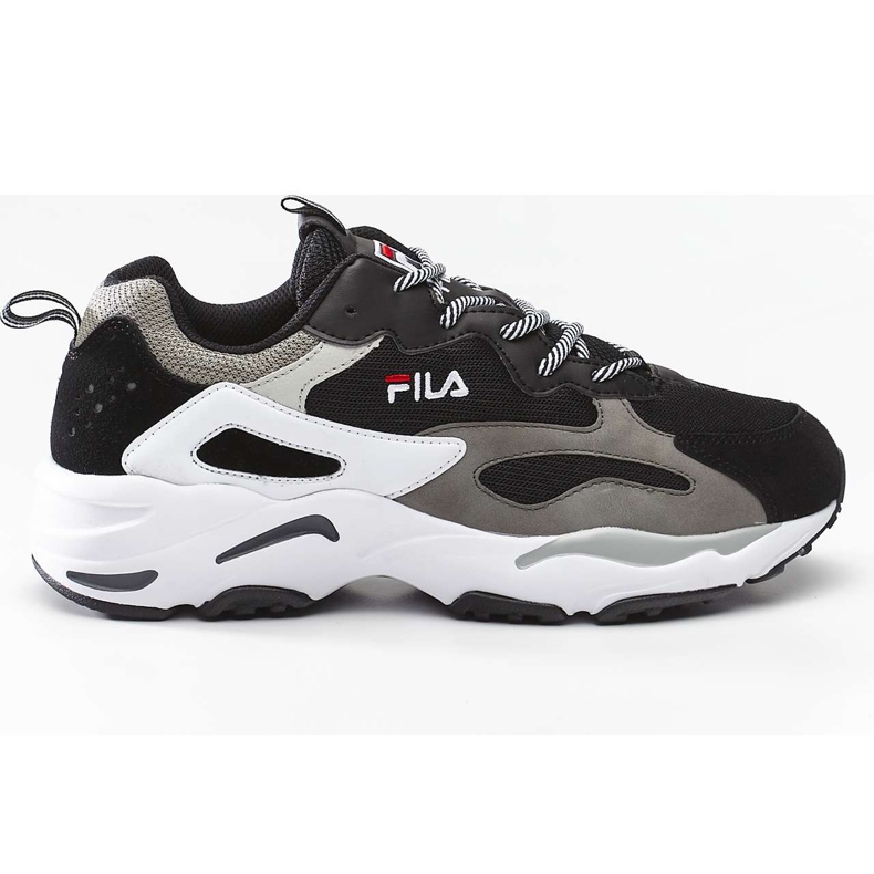 Fila Ray Tracer 25Y Black białe czarne wielokolorowe