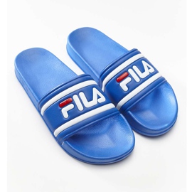 Fila Morro Bay Slipper 21C Electric Blue białe niebieskie
