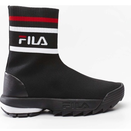 Fila Disruptor Logo Sockboot Wmn 12V Black Black czarne
