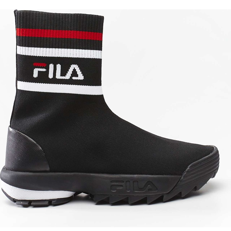 Fila Disruptor Logo Sockboot Wmn 12V Black Black czarne