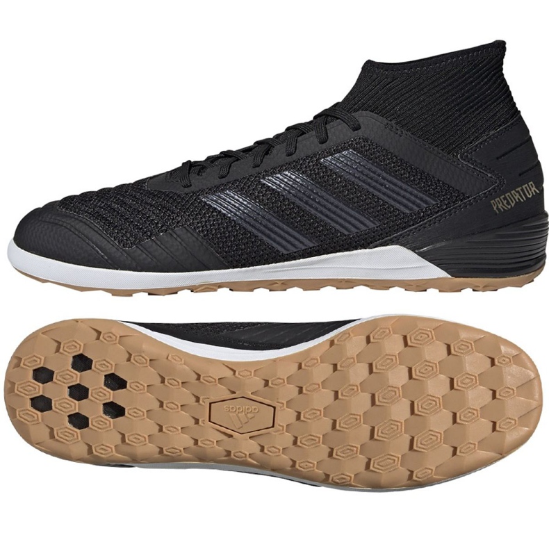 Buty halowe adidas Predator 19.3 In M F35617 czarne czarne