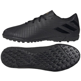 Buty piłkarskie adidas Nemeziz 19.4 Tf M F34525 czarne czarne