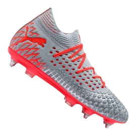 Buty piłkarskie Puma Future 4.1 Netfit Mx Sg M 105676-01 czerwone szare