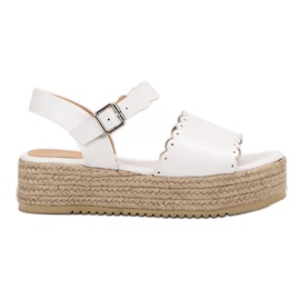 Balada Sandały Na Platformie białe